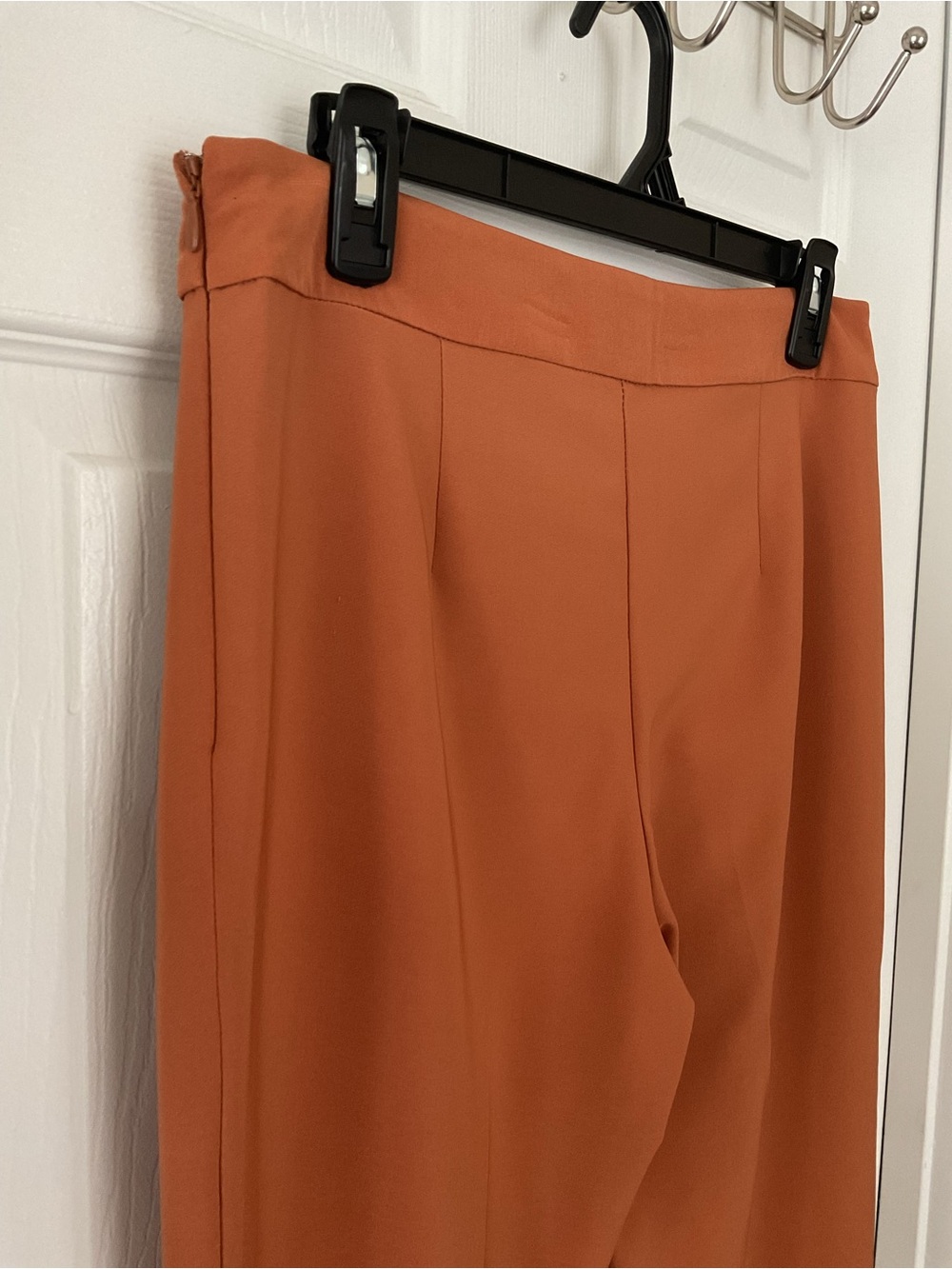 Socialite Rust Leaf High Rise Bootcut Pants Women’s Large Stretch NWT - Picture 5 of 13